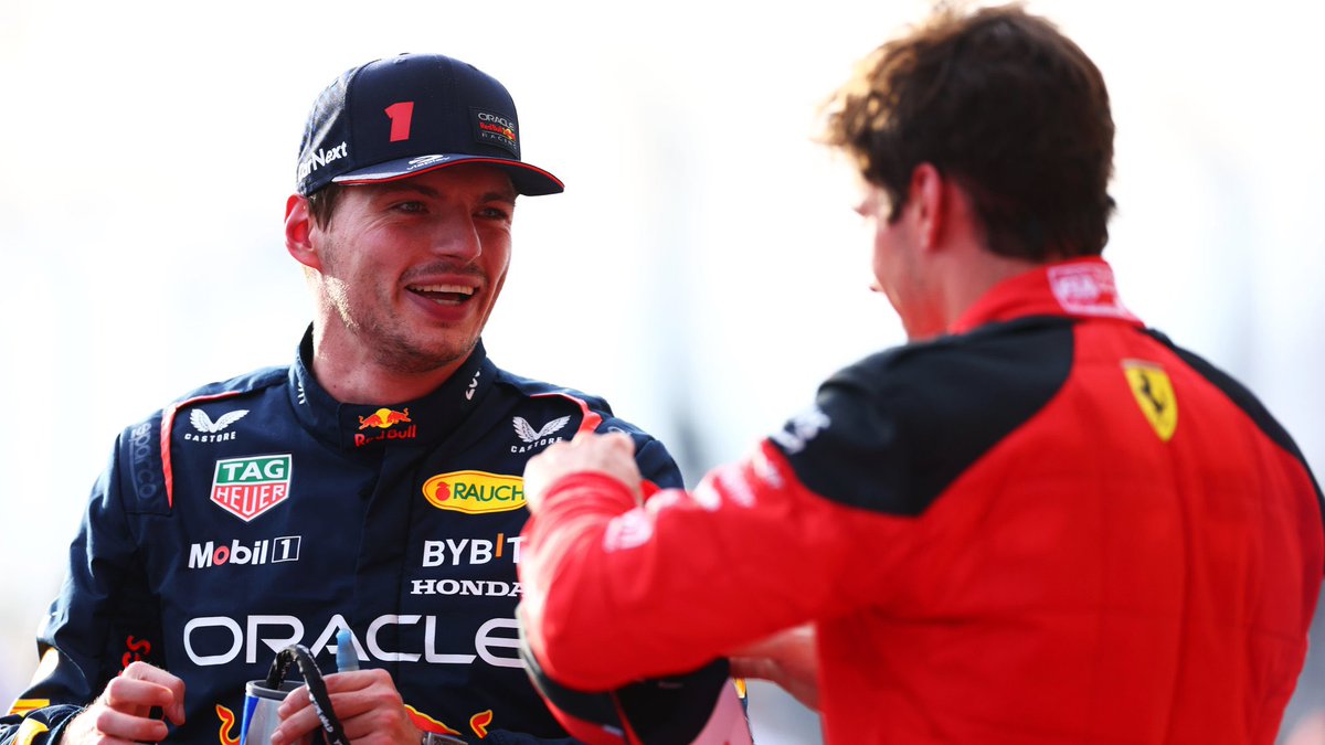 The last 15 poles in F1 have been claimed by either Max Verstappen or Charles Leclerc.

🇲🇨Leclerc
🇮🇹Verstappen
🇺🇸Verstappen
🇨🇳Verstappen
🇯🇵Verstappen
🇦🇺Verstappen
🇸🇦Verstappen
🇧🇭Verstappen
🇦🇪Verstappen
🇺🇸Leclerc
🇧🇷Verstappen
🇲🇽Leclerc
🇺🇸Leclerc
🇶🇦Verstappen
🇯🇵Verstappen