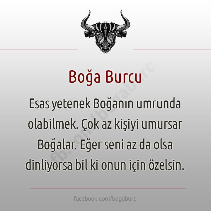 #BoğaBurcu