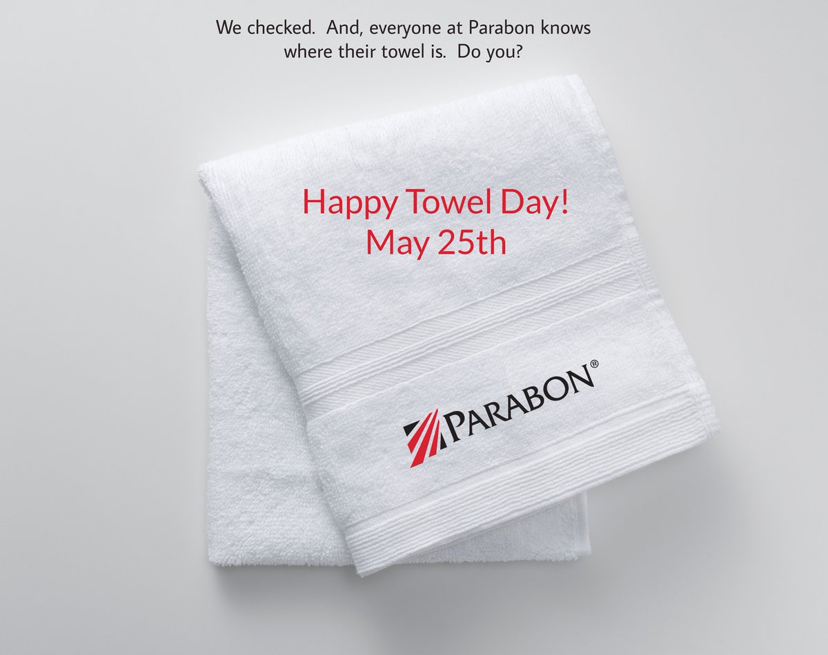 #towelday
en.wikipedia.org/wiki/Towel_Day