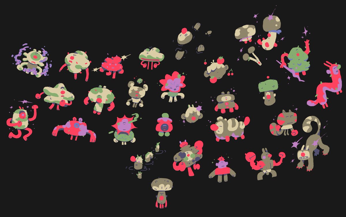 assetragon's tweet photo. 🪻🍄🌳 #looom lil doods https://t.co/tTNtWvuHm2