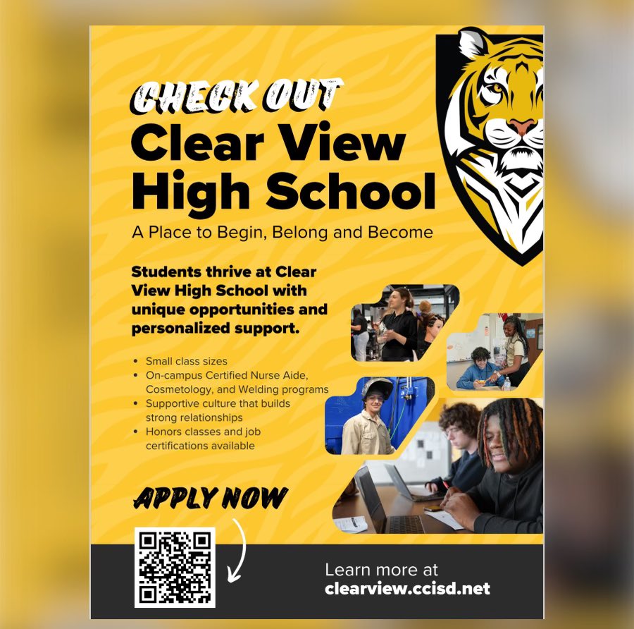 CFHS_Knights's tweet photo. π Looking for a smaller high school environment with personalized attention? Clear View offers smaller class sizes, OL and HON classes, clubs, the Leader In Me program, and at least 6 embedded support sessions for academic and social-emotional needs each week. #ApplyNow #CVHS π― https://t.co/SlUQN8Kzdn