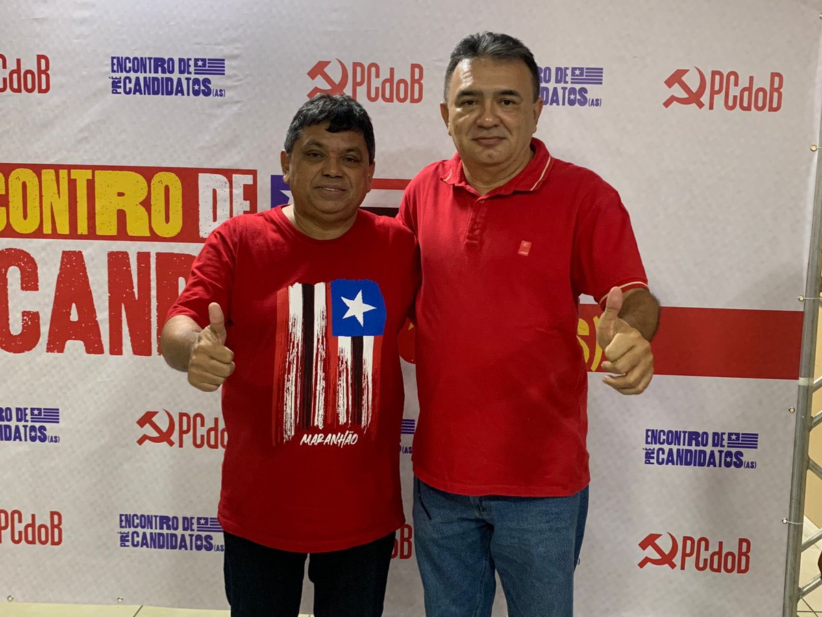 maviorocha's tweet photo. Encontro  estadual do @pcdobmaranhao , que reuniu pré-candidatos ( prefeito , vice-prefeito , vereadores ) e presidentes municipais do partido ,no ato nosso nome foi apresentado como pré-candidato a prefeito de São Rdo. do Doca Bezerra. @marciojerry @RodLago @FelipeCCamarao https://t.co/521EoNvWka