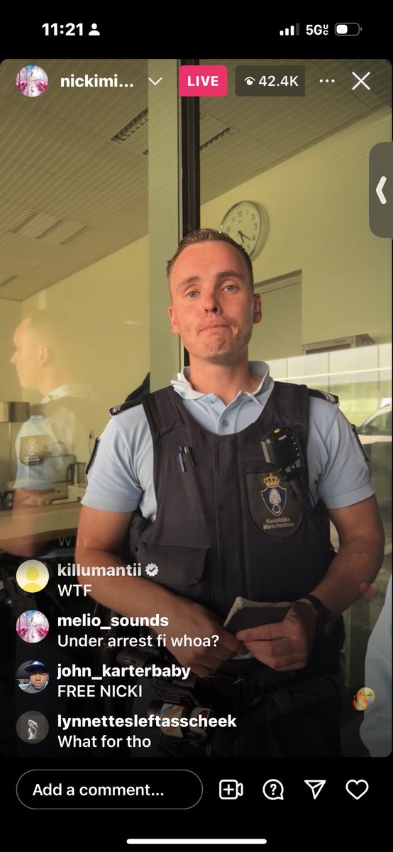 digitalmag2020's tweet photo. @NICKIMINAJ is currently under arrest. https://t.co/PH9cTtOoLw
