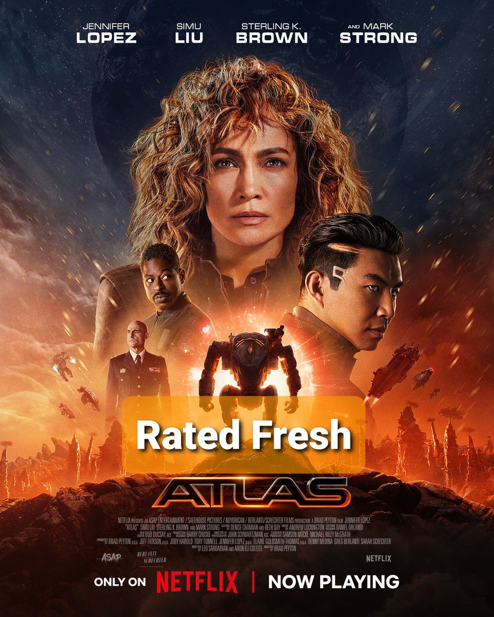#AtlasNetflix 3 & 1/2 out of 5 #MovieReview #RatedFresh