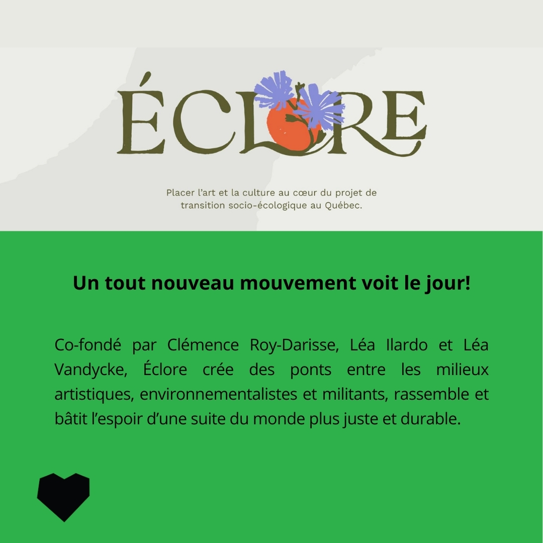 Des nouvelles rafraîchissantes en ce doux samedi de mai!
Bonne lecture 💚

Pour lire notre courrier mensuel bit.ly/44YMGCj

#Pourlasuitedumonde #éclore #MeresAuFront #environnement #transitionecologique