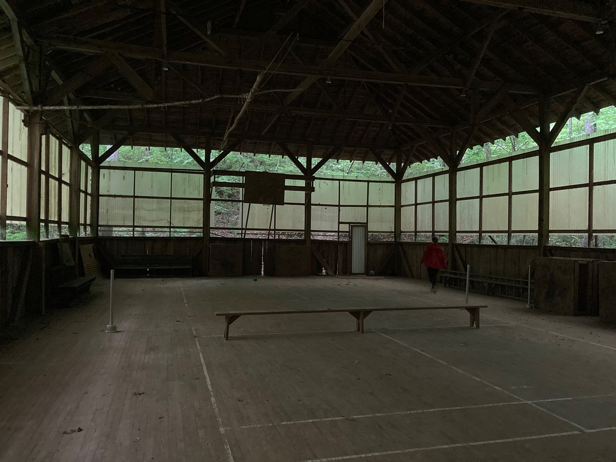 hooping at the haunted mountain temple grotto basketball court