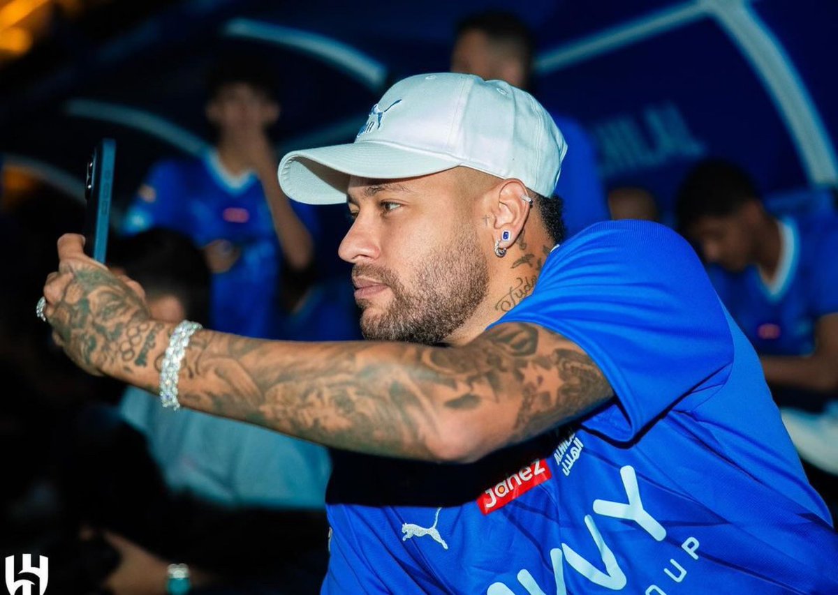 neymarjr's tweet image. Campeão Saudita 🇸🇦 23/24 🏆🥇💙🤍