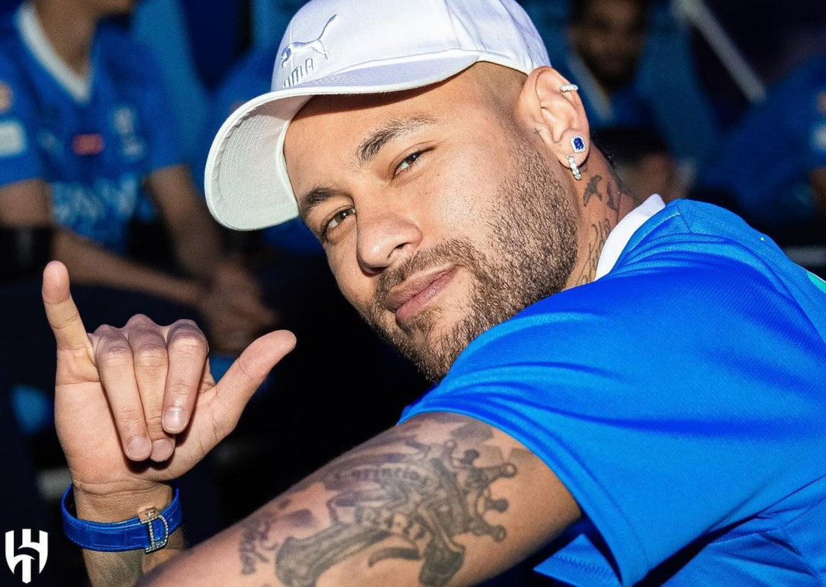 neymarjr's tweet image. Campeão Saudita 🇸🇦 23/24 🏆🥇💙🤍