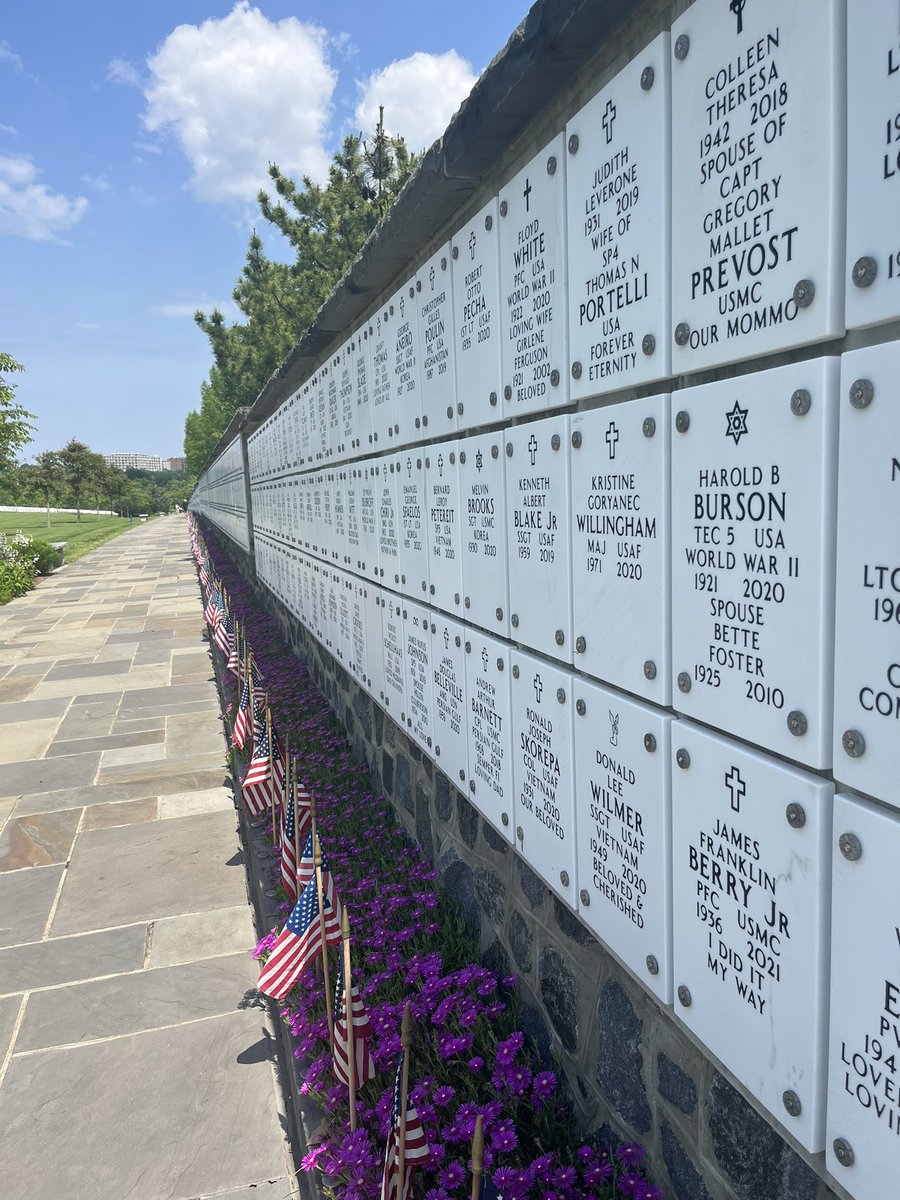 #USA 🇺🇸 #MemorialDay 🙏 @ArlingtonNatl Cemetery While visiting the gravesites of family, friends & so many who served our nation, I noted small 🇺🇸 tokens that said #TheHonorProject. Here’s the back story. @TMFoundation #HonorTheFallen #IfNotMeThenWho travismanion.org