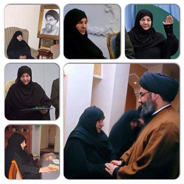 Highest stages of Jannah O' mother of the resistance! The mother of Sayed Hassan Nasrallah has returned to Allah the almighty! Thank you for all the years of sacrifice!