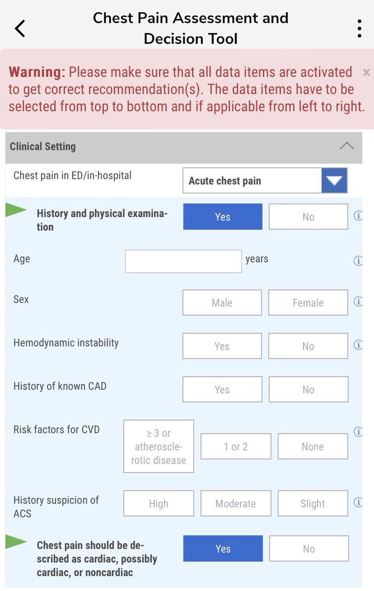 ✳️ Happy and proud to share the App “Chest Pain Assessment and Decision Tool” that Me and Dr. Mukherjee developed with the support of SCAI @scai ✅ based on CP guidelines, include hsTrop ✅Free ✅Download SCAI Point -of -Care -App ✅Login ✅Under Tools ✅ CP ass Decision Tool