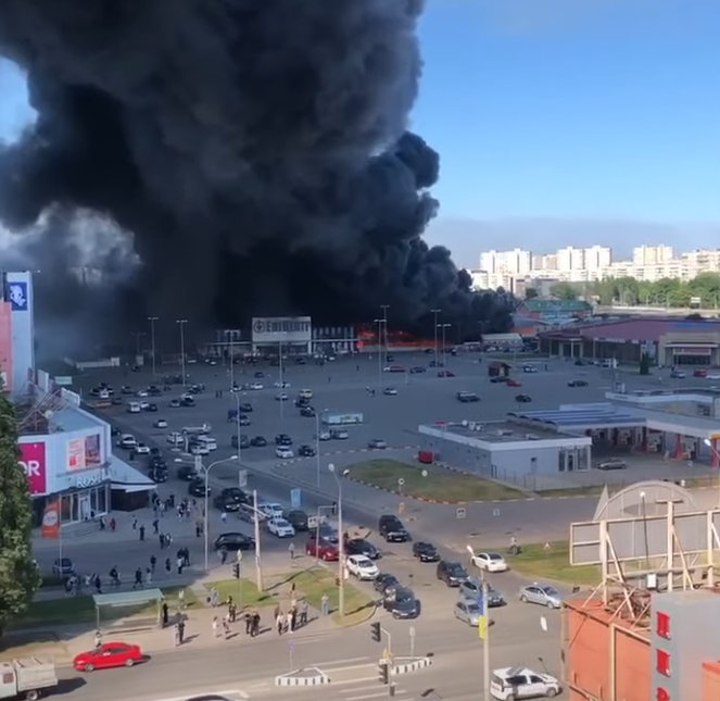 A strike on a civilian shopping mall in Kharkiv today left an unknown number of civilians dead. The target was not military. Meanwhile, I often see satellite images of civilian structures used by the Russian military, including homes with children, yet we never strike them