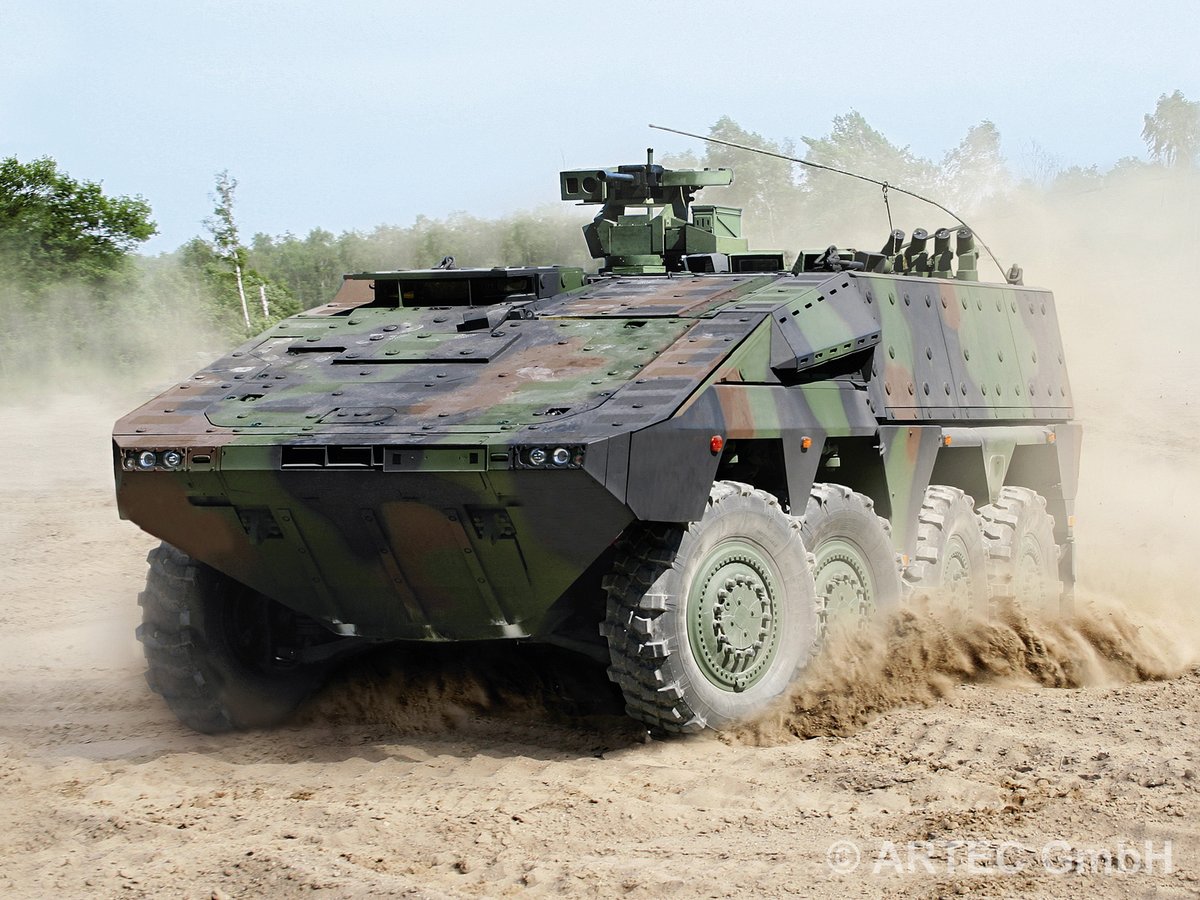 Apparently, Ukraine will receive an unknown number of GTK Boxer from Germany at an unspecified time. The Ukrainian Ambassador to Germany announced this in an interview with BILD.

Interestingly, he spoke of a vehicle called “AITO” or “EITO”, based on a GTK Boxer. I am not aware