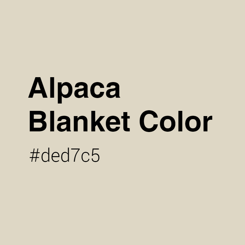 Alpaca Blanket color #ded7c5 A Cool Color with Yellow hue! 
 Tag your work with #crispedge 
 crispedge.com/color/ded7c5/ 
 #CoolColor #CoolYellowColor #Yellow #Yellowcolor #AlpacaBlanket #Alpaca #Blanket #color #colorful #colorlove #colorname #colorinspiration