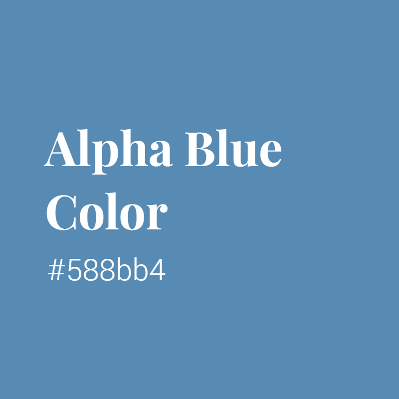 Alpha Blue color #588bb4 A Warm Color with Blue hue! 
 Tag your work with #crispedge 
 crispedge.com/color/588bb4/ 
 #WarmColor #WarmBlueColor #Blue #Bluecolor #AlphaBlue #Alpha #Blue #color #colorful #colorlove #colorname #colorinspiration