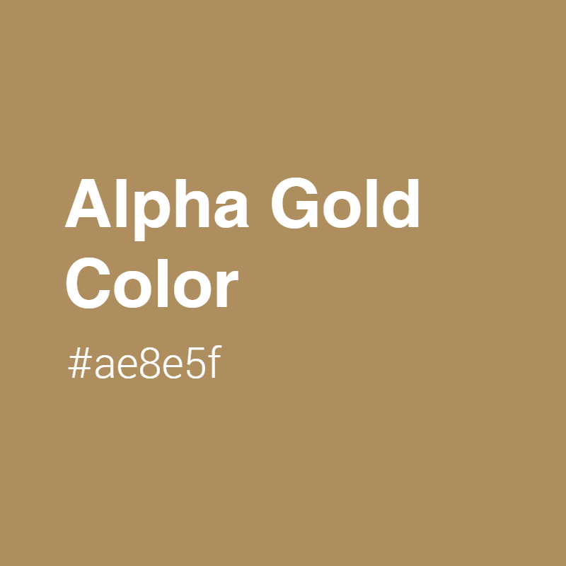 Alpha Gold color #ae8e5f A Cool Color with Yellow hue! 
 Tag your work with #crispedge 
 crispedge.com/color/ae8e5f/ 
 #CoolColor #CoolYellowColor #Yellow #Yellowcolor #AlphaGold #Alpha #Gold #color #colorful #colorlove #colorname #colorinspiration