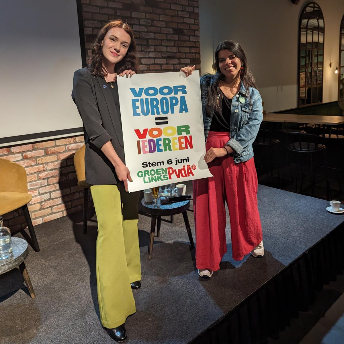 Very happy to have visited Veenendaal yesterday to speak about the link between European and local politics, particularly outside big cities 🌳🚜 #VoorEuropa #ChooseCourage