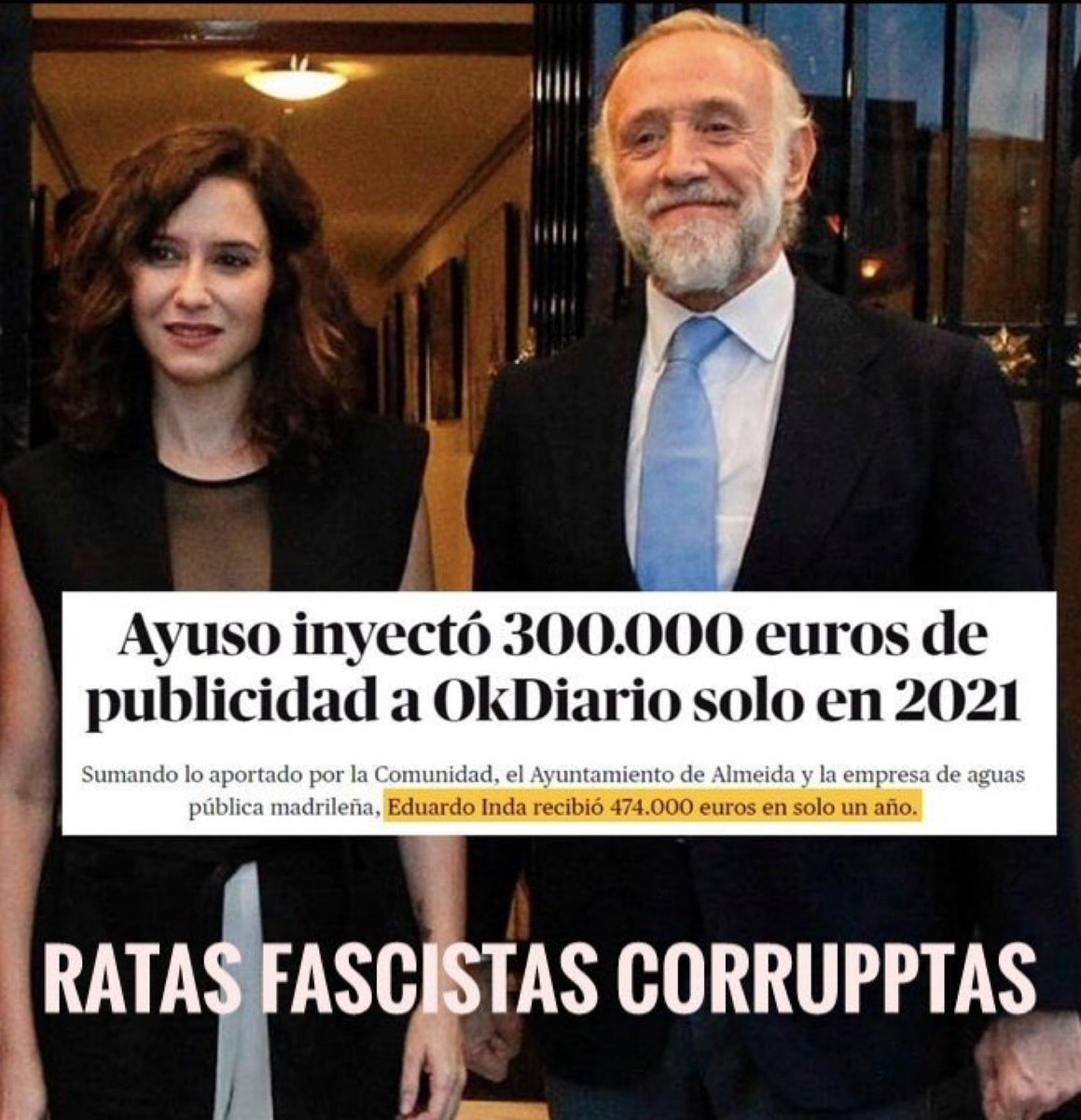 #okdiario #pantuflo #inda #basura #residuos #wc #cloacas #pp #desfile #AyusoDimisión #AyusoAPrisión7291 #ayuda #corrupcion #sicarios #fiesta #trending #madrid #mafia #mamporreros 💩💩💩🤬🤬🤬🤬🫣🫣🫣🙊🙊🙊