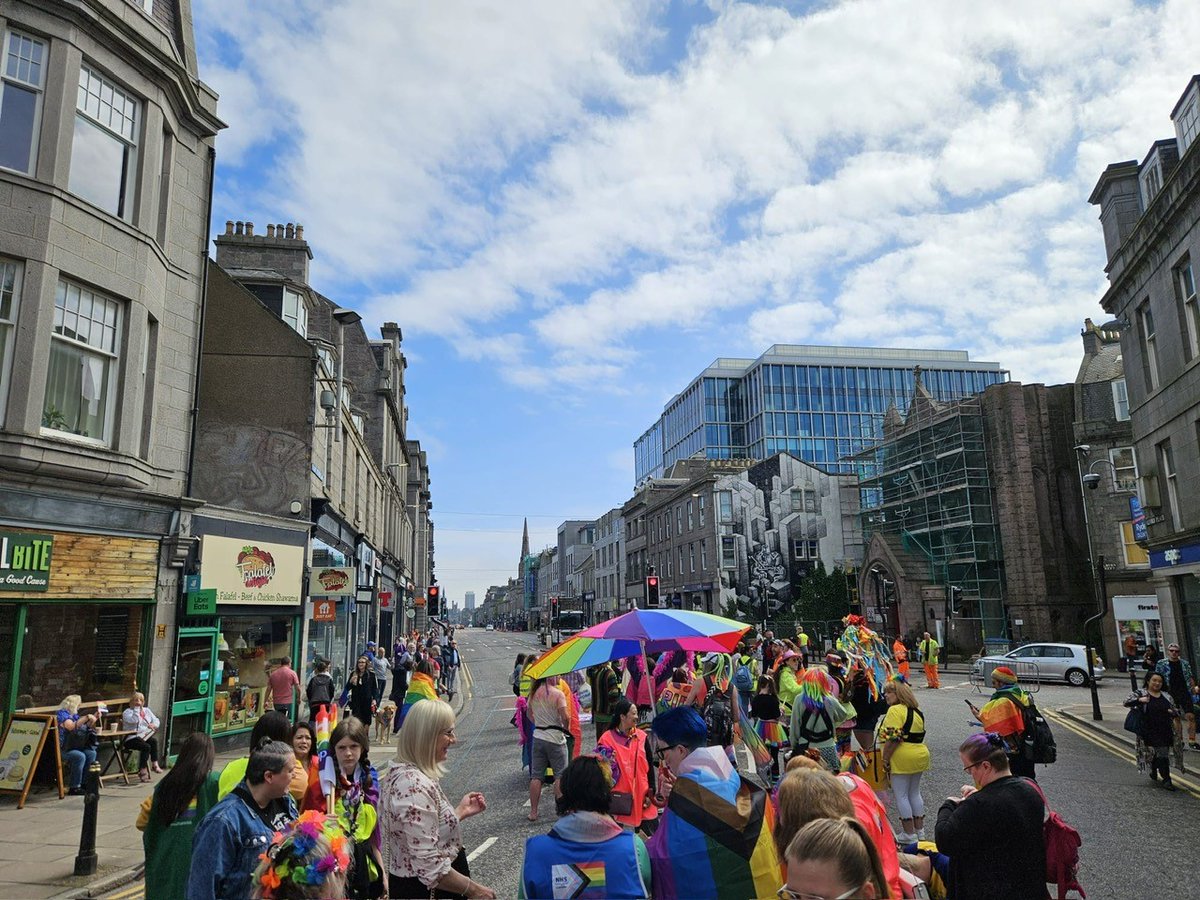 SAS were proud to attend Grampian Pride today! 🏳️‍🌈🏳️‍🌈 Great to see our friends @NHSGrampian #ProudAtSAS #Pride #GrampianPride @GrampianPride