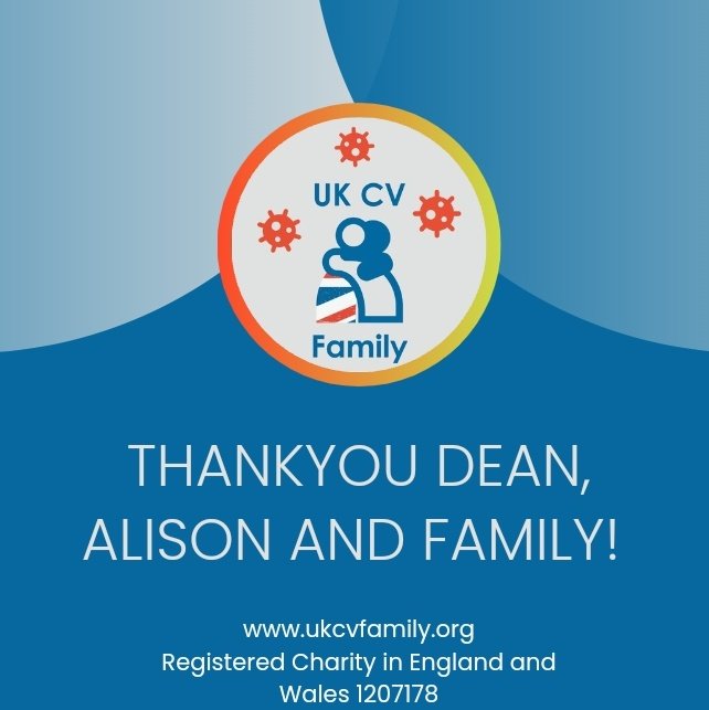 A huge THANKYOU, to Dean, his wife Alison, and their family for raising money for UKCVFamily by holding a Charity Golf day, raffle and auction yesterday ❤️🫂❤️ @Briansouthwest @Charletukcvfam