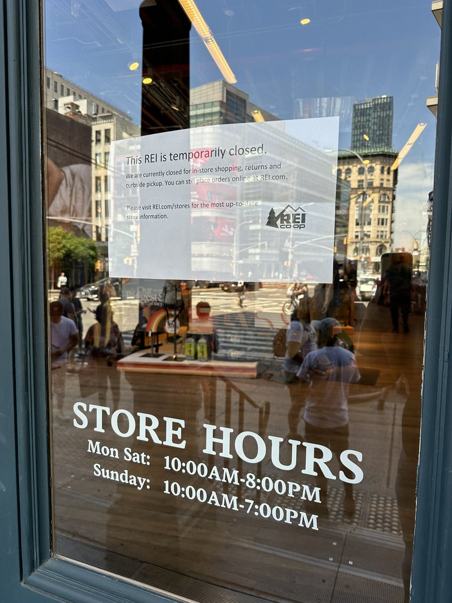 reiunionsoho's tweet photo. If we don’t get it? ➡️➡️➡️ SHUT. IT. DOWN. (during @rei’s biggest sale of the year!) #strike #reiunion https://t.co/2NcxI2dUAN