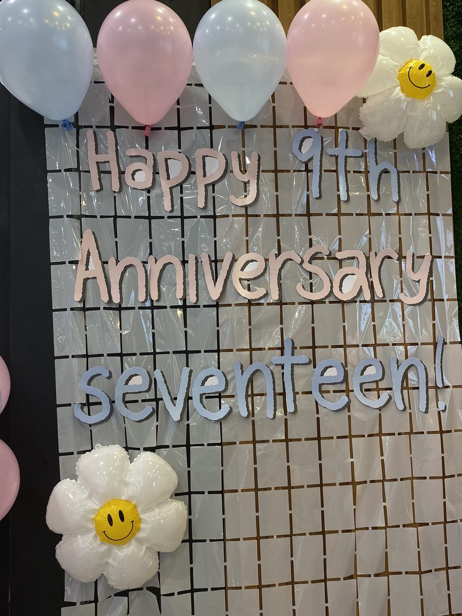 madeforscoups's tweet photo. went out earlier to celebrate the anniversary☺️ at syempre to catch up some chismis with friends na sa sobrang busy walang photos.
thank you for making this event @aoistationn 

HAPPY 9TH ANNIVERSARY #SEVENTEEN 
#세븐틴과_함께한청춘_벌써_9주년
#SVT_Shinin9_Diamonds https://t.co/YVfJkJ2Kn9