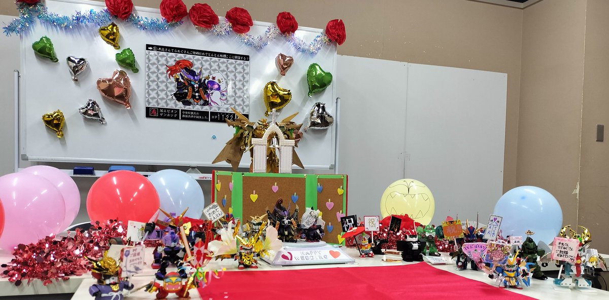 dddformation's tweet photo. 無事帰宅しました！
新作無しはいかん、と言う訳で夫婦で鉄血合わせで5月から製作しました。
新郎側は【百里コスプレレイドラフタ】でした。

ご参加された方は勿論、メッセージだけ頂いた方も本日は誠にありがとうございました✨
最高の記念日となりました🎂

#おめでとんとん相撲 https://t.co/yzhRAUpLhS