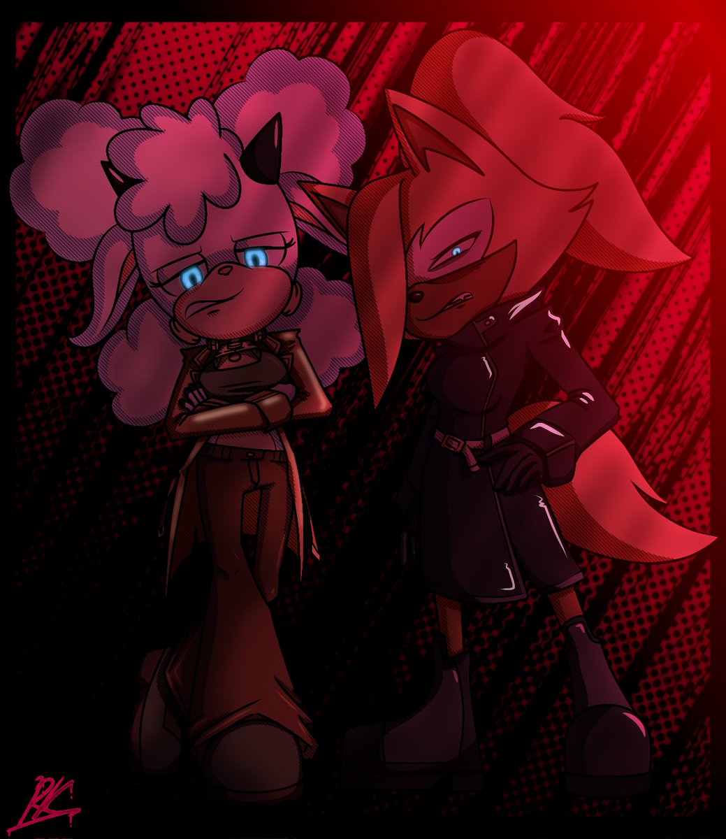 I've already drawn a lot of Tangle, let's give some love to the rest of her team.

#whisperthewolf
#lanolinthesheep
#sonicfanart
#MuyEdgyComoDicenLosSonicCabros