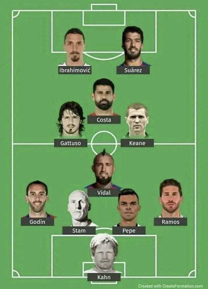 The most peaceful XI of all time