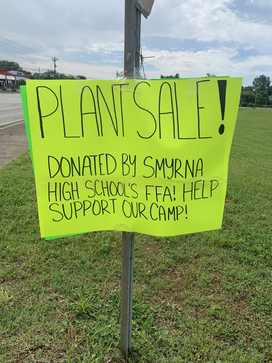 Plant Sale Today at Stewartsboro School off Old Nashville Hwy! Come buy these beauties!!! All proceeds will be donated. Plants donated by Smyrna High School Agricultural Dept. Thank you, Mr. Duke! #onlyoneshs