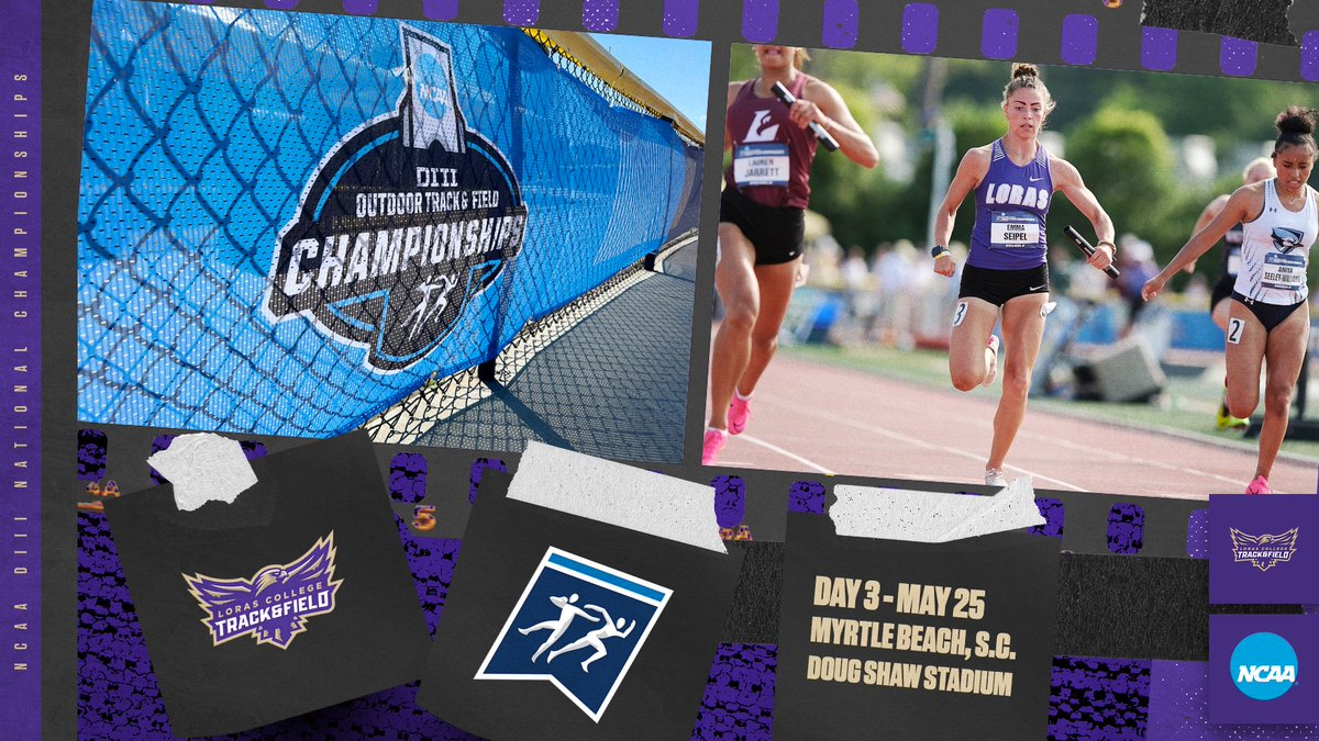 LorasTrack's tweet image. Bring it home, Duhawks!

🏟️» NCAA Outdoor Championships
📍» Myrtle Beach, S.C.
📊» bit.ly/3wOCPlM
📺» bit.ly/451gWfB

#GoDuhawks