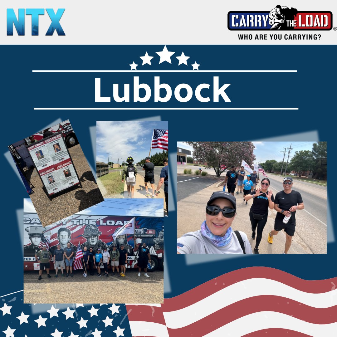 NTX_Market's tweet image. Thank you to our Lubbock and Amarillo teams for honoring our military members, Veterans, first responders, and their families by participating in Carry the Load!

Join and donate to help honor our heroes!

#carrytheload #firstnet

@LizArchuleta @CC034E @colehamer @LillardDerick