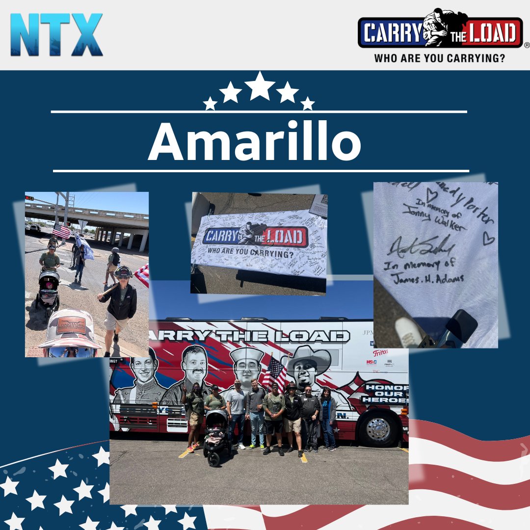 Thank you to our Lubbock and Amarillo teams for honoring our military members, Veterans, first responders, and their families by participating in Carry the Load! Join and donate to help honor our heroes! #carrytheload #firstnet @LizArchuleta @CC034E @colehamer @LillardDerick