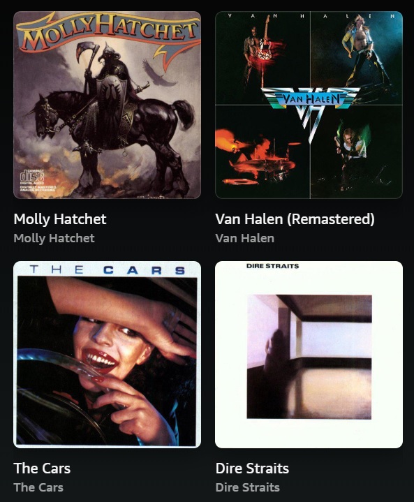 which of these #1978albums do you like most?

#MollyHatchet #VanHalen #TheCars #DireStraits #DebutAlbums