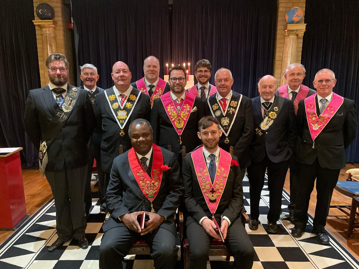 SU Lodge 767 (@sulodge767) on Twitter photo It's another amazing day for Salisbury Union Family <a href="/Ravenscroft418/">Ravenscroft Chapter Rose Croix 418</a> has perfected 2 new Brothers, one of whom is the current WM of <a href="/SULodge767/">SU Lodge 767</a>. Our family of orders that are centred around the Lodge give Brethren an understanding of wonderful side orders & then access <a href="/pglherts/">Hertfordshire Freemasons</a> It's another amazing day for Salisbury Union Family <a href="/Ravenscroft418/">Ravenscroft Chapter Rose Croix 418</a> has perfected 2 new Brothers, one of whom is the current WM of <a href="/SULodge767/">SU Lodge 767</a>. Our family of orders that are centred around the Lodge give Brethren an understanding of wonderful side orders & then access <a href="/pglherts/">Hertfordshire Freemasons</a>