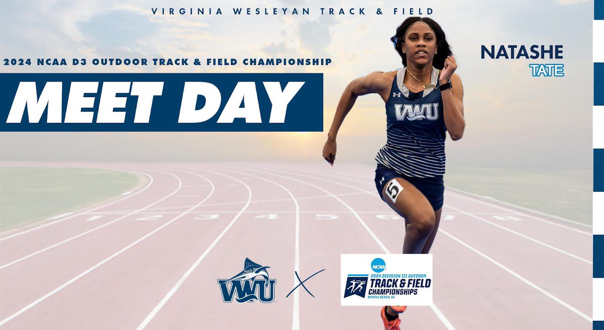 Natashe Tate Sprints in he 100-meter dash Finals at 5:30! Good luck Tate! #MarlinNation // #NCAA // #Win