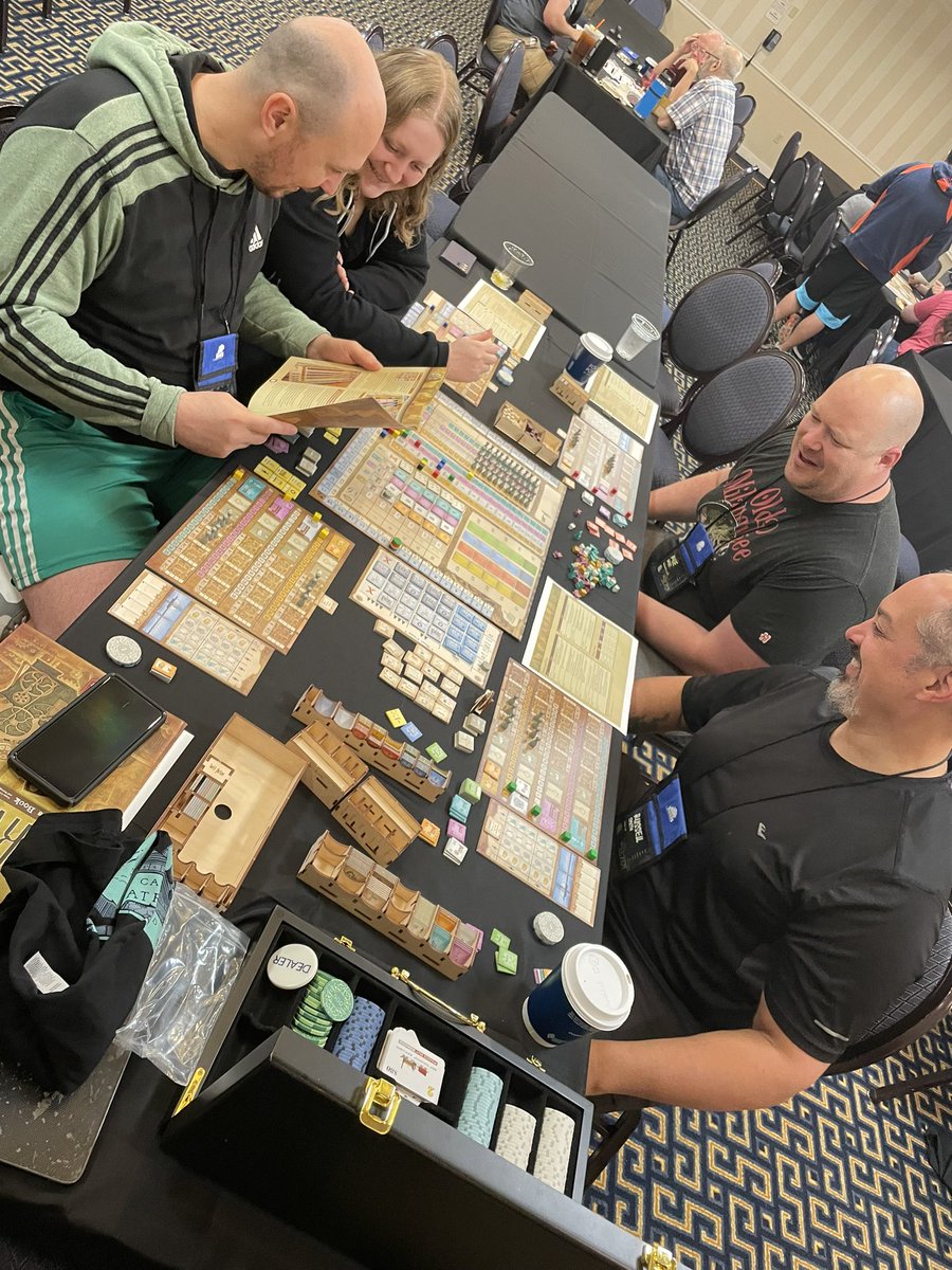 HeavyCardboard's tweet photo. The coffee is finally kicking in at #HeavyCon7 Day 3 https://t.co/twIP5YRd2m