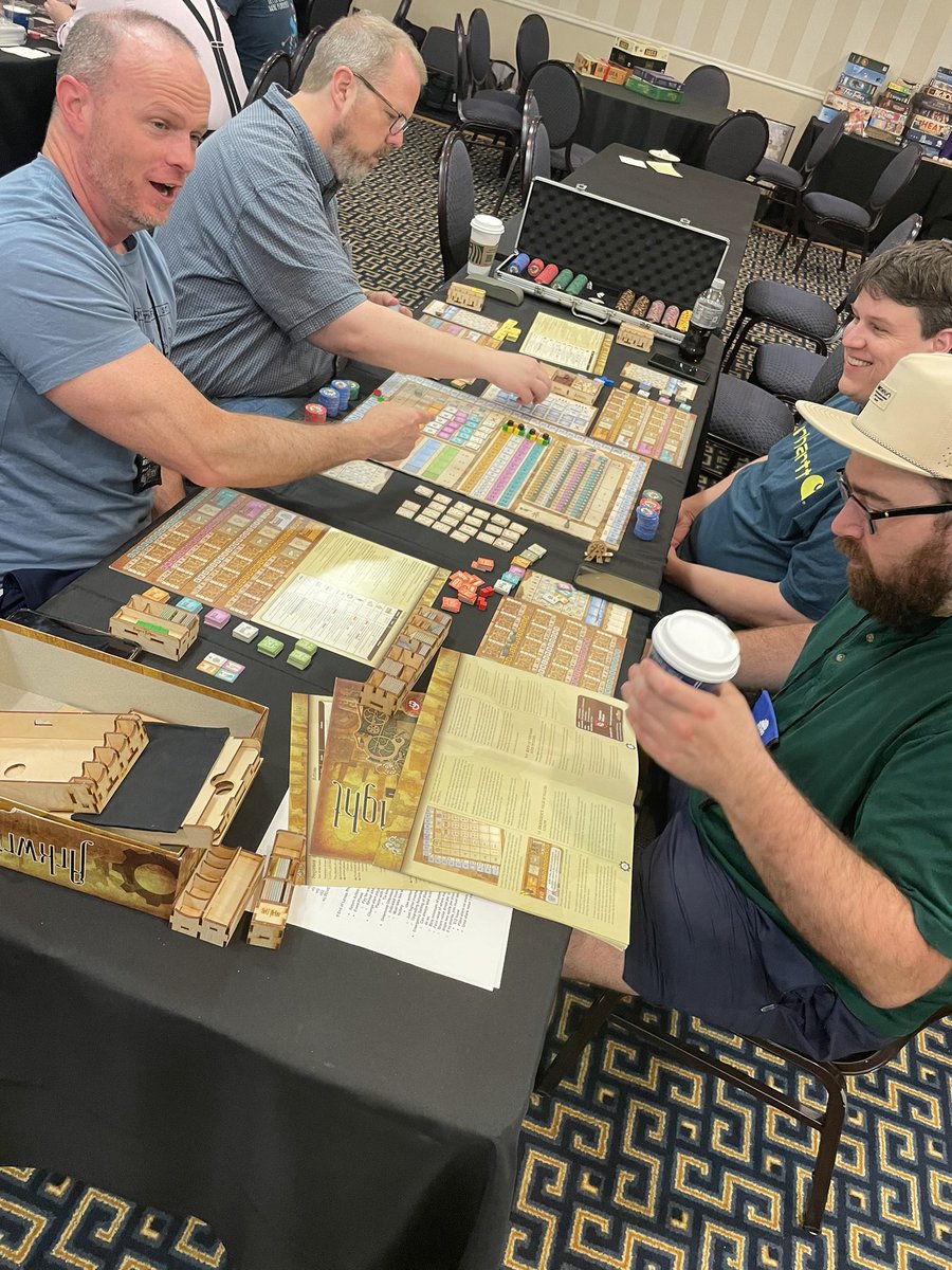 HeavyCardboard's tweet photo. The coffee is finally kicking in at #HeavyCon7 Day 3 https://t.co/twIP5YRd2m
