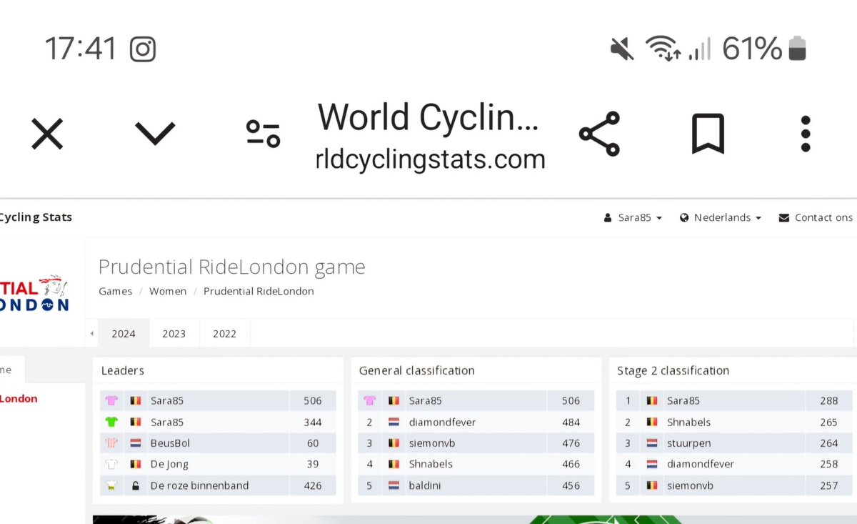 SaraDekeuleneer's tweet photo. Zalig! #NotTdA #PrudentialRideLondon 🤩🥳 https://t.co/G7FcezR6R5