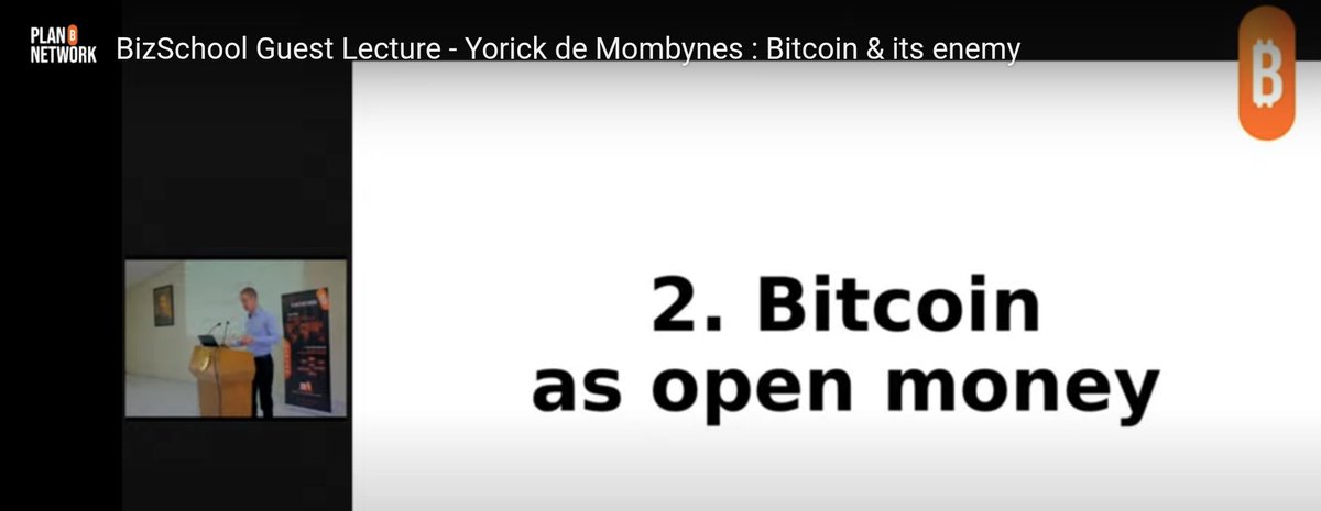giacomozucco's tweet photo. On today's @PlanB_Network BizSchool lecture in the @Cuboplus Node, @ydemombynes is drawing a very interesting parallel (with important distinctions) between Popper's "open society" and #Bitcoin as "open money"! Great points! https://t.co/yFPV97UM1i
