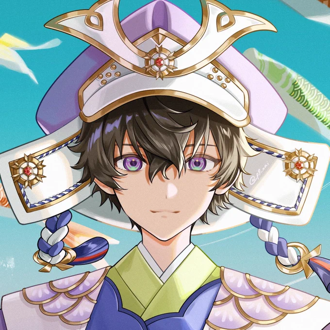 オリジナルキャラでたまには顔面鑑賞会絵柄が分かりやすいかも 
