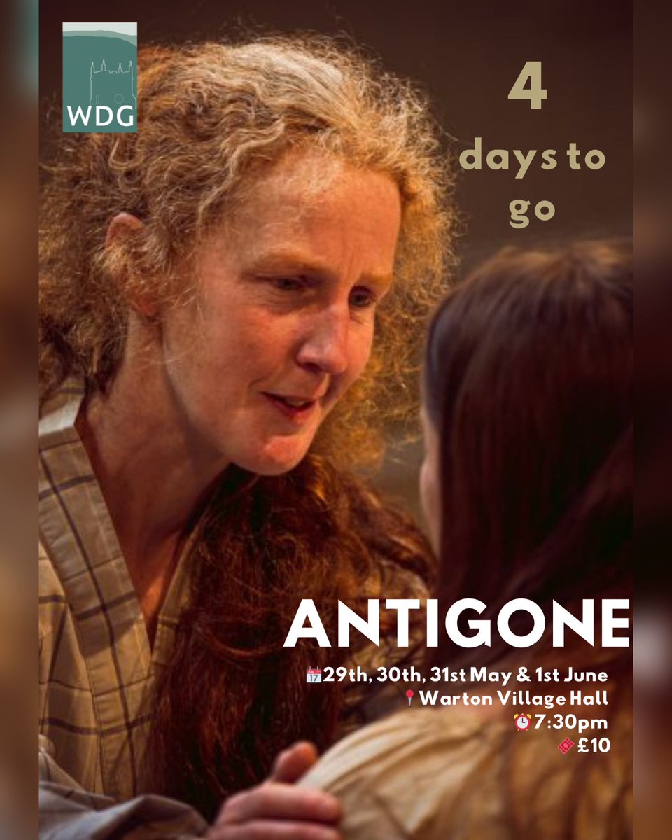WDGtheatre's tweet photo. 4 DAYS TO GO! 

There is still time to secure your tickets for this brilliant show. Such a classic with a talented cast:
TICKETS:
🎟️ https://t.co/LNQjuFTViO

Don’t miss out!

📷 featuring the terrific Dyane as Ismene 
📸 - Brad Cheek https://t.co/ZkVHv754yW