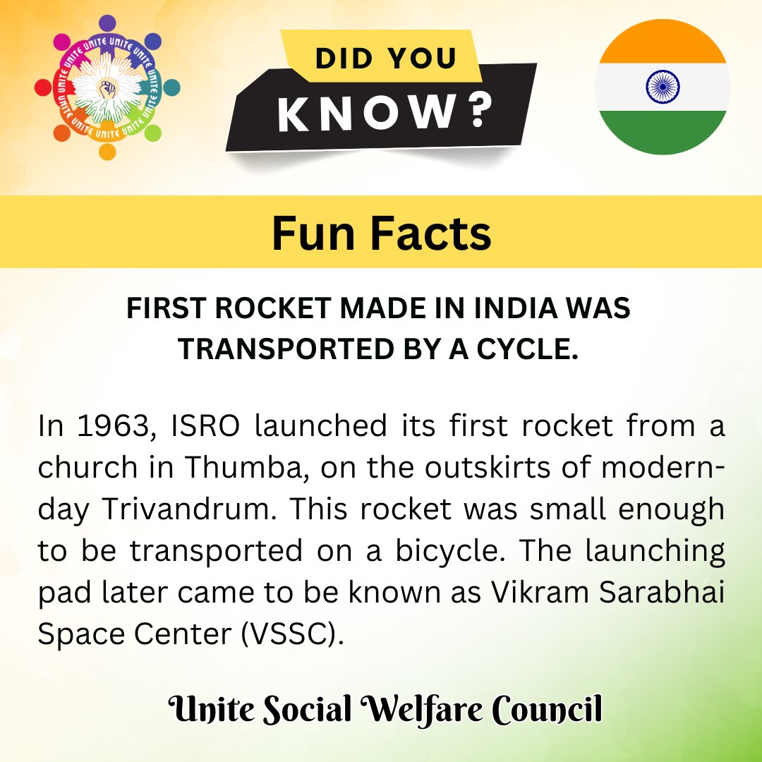 First Rocket made in India was Transported by a Cycle.

#uswc #isro #thumba #1963 #vssc #vikramsarabhai #space #rocket #india #history #trivandrum