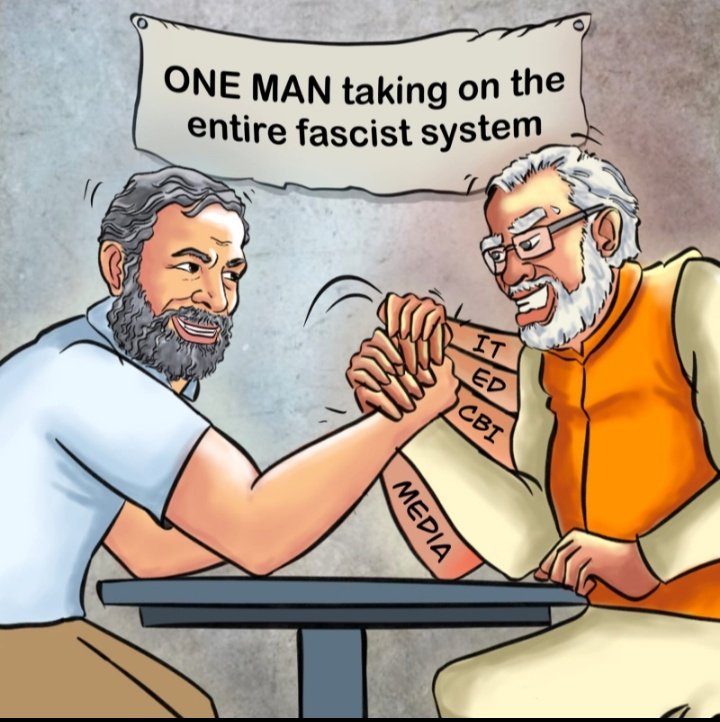 jpchordiya_5's tweet photo. @dhruv_rathee One Man taking on the entire fascist system...!!! https://t.co/4pasc6RDNa