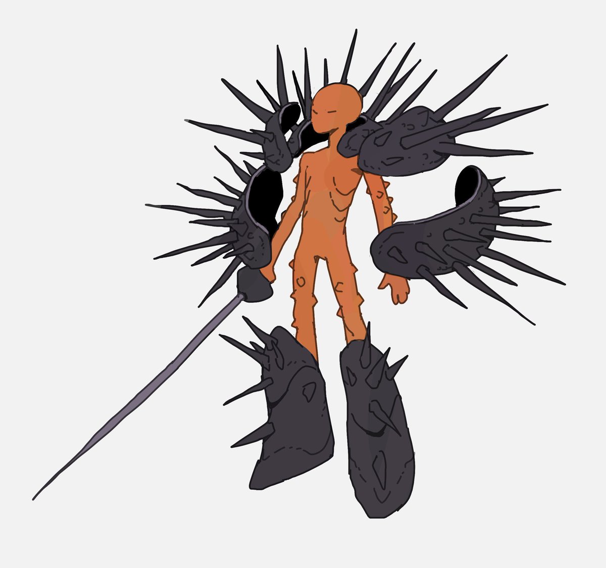 Urchin swordsman