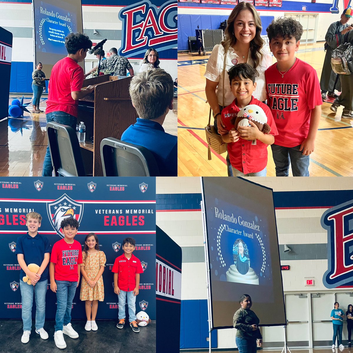 denesesita7's tweet photo. Rolando Gonzalez Character Award Ceremony 2024🌟🦅🕊️❤️💙Congratulations, Seniors!! Beautiful honor and beautiful tradition at VMHS. Heartfelt thanks to our Eagle Family.❣️Always! https://t.co/0Yi6GrYe4O