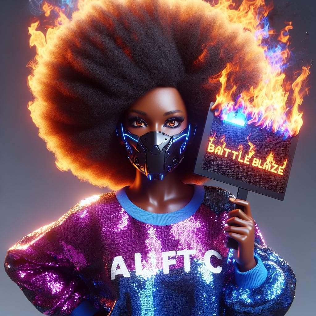 Who: 648k members
What: AI Art Battle
When: Sat 5/25
Theme: Blaze
Prize: Awarded to the creation with the highest engagement. 

Join us on Facebook in the AI for the Culture (Exploring Artificial Intelligence) group #aiftcbattleblaze #aiftcdaily #aifortheculture art by @glowphyl