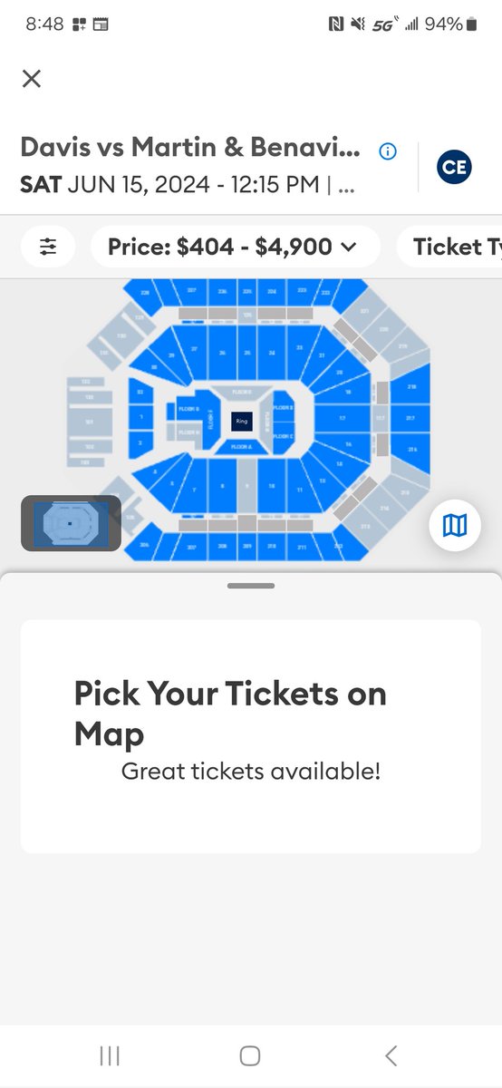 Chris120778's tweet photo. Looks like additional sections have been released for #TankGhost
Again, tickets not previously displayed on AXS do not mean they sold. https://t.co/fCK6bt8x2g