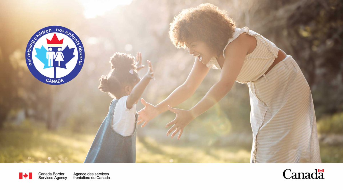 Today is #MissingChildrensDay.

The CBSA is proud to have helped in the recovery of 2031 missing, abducted and exploited children since 1986 as a participant in the Our Missing Children program: cbsa-asfc.gc.ca/prog/misch-end…   

@GAC_Corporate
@JusticeCanadaEN
@rcmpgrcpolice