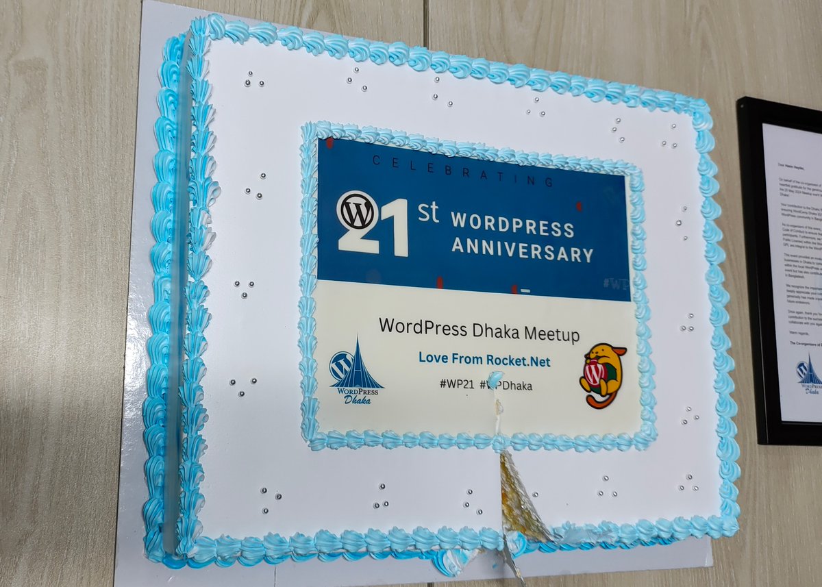 faisalahammadwp's tweet photo. Happy 21st WordPress Anniversary! π
I still remember starting my journey in 2013, and it's been almost 11 years. Looking forward to seeing WordCamp Dhaka very soon!
#WordPressAnniversary #WordCampDhaka #WordPressMeetup https://t.co/sVz3FcoXJI